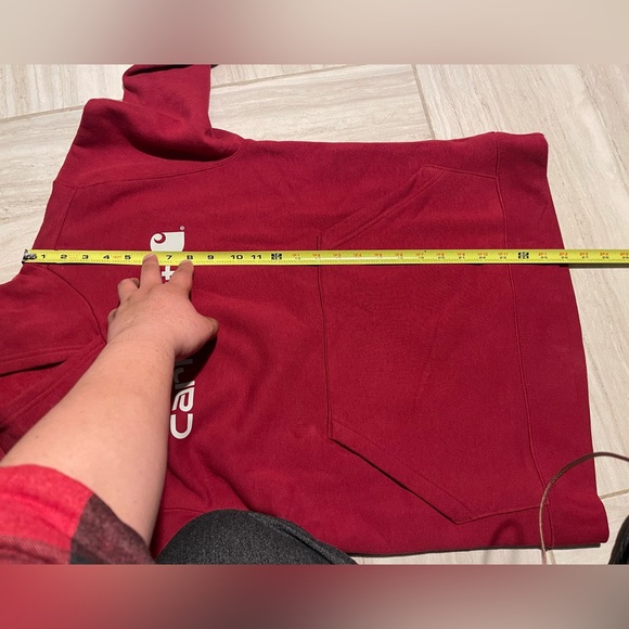Girls Carhartt Sweater XL 18-20 Red (Women’s XSS) - Picture 7 of 7